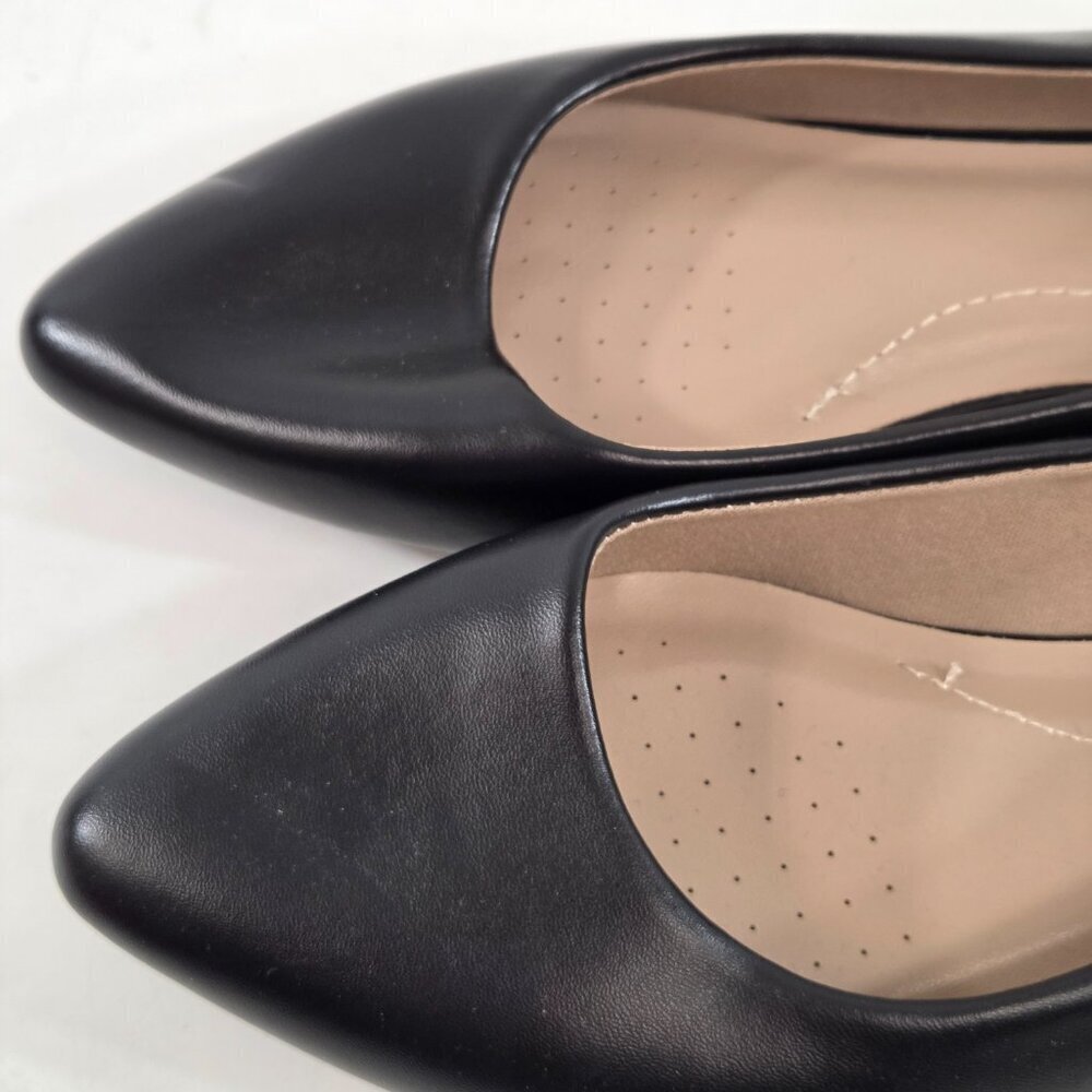 Dream Pairs Black Pointed Toe Flats US Size 8 NWOT - Picture 5 of 8